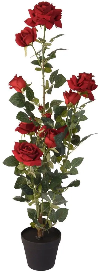 Растение искусственное Куст розы 41707 95cm (Red)