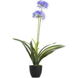 Planta artificiala Narcissus 108cm (Green/Purple) Thumb
