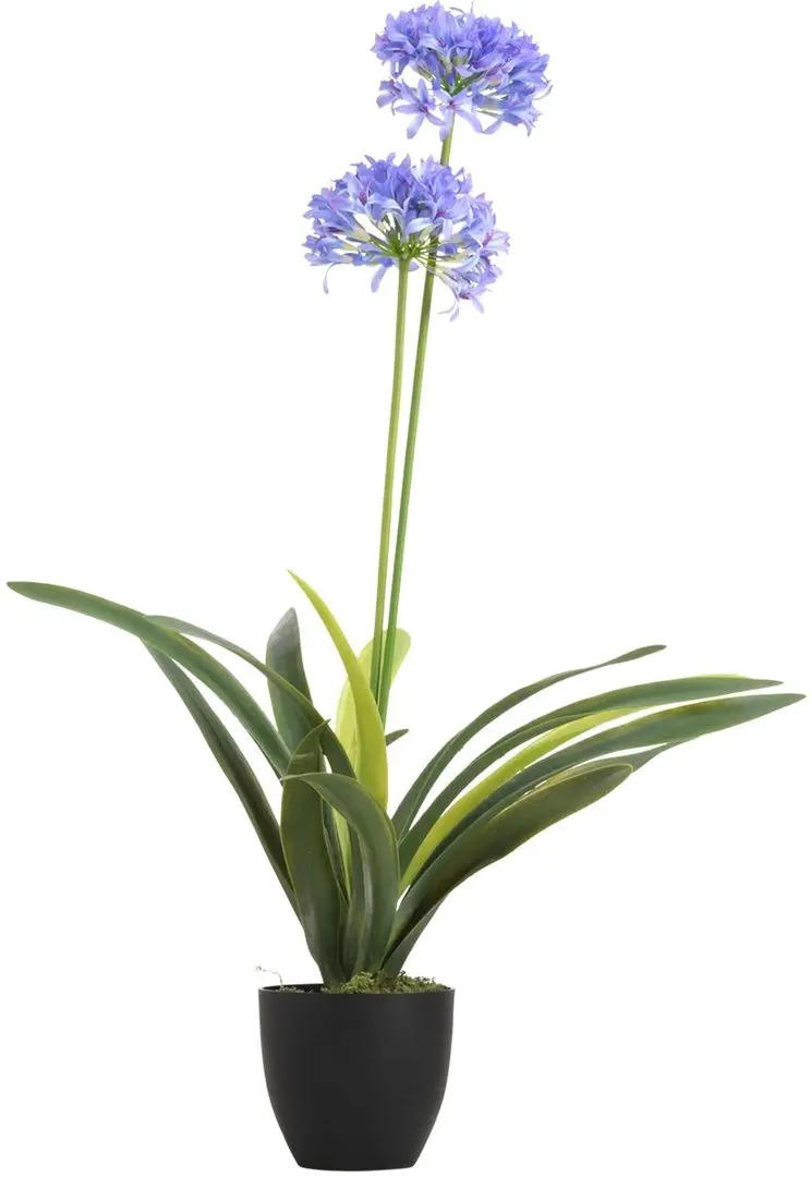 Planta artificiala Narcissus 108cm (Green/Purple)