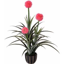 Planta artificiala Pineapple 75cm (Green/Pink)