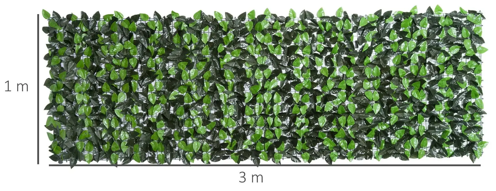 Gard decorativ Outsunny 844-204 (Green)