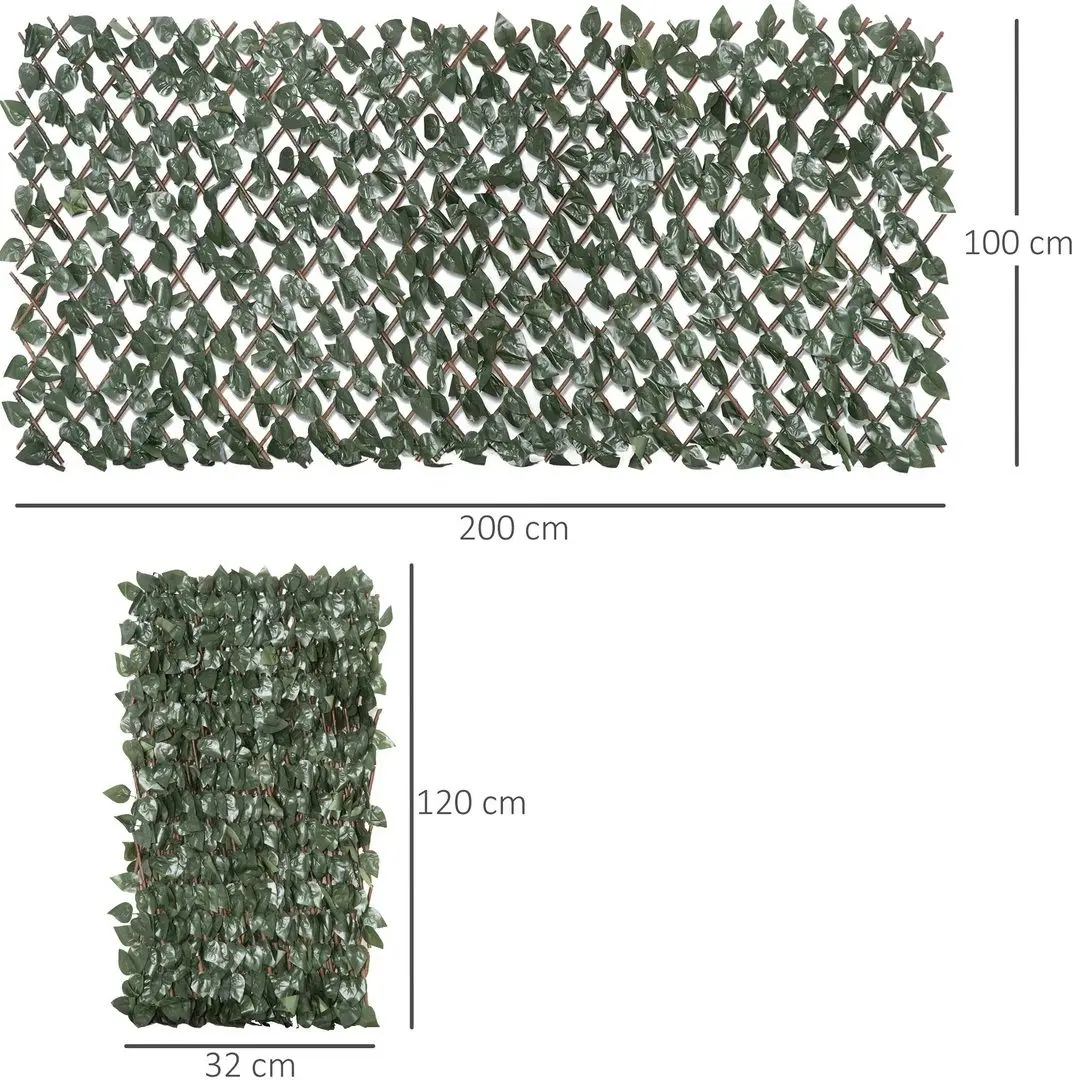 Set panouri cu plante artificiale Outsunny 844-476 (Green)