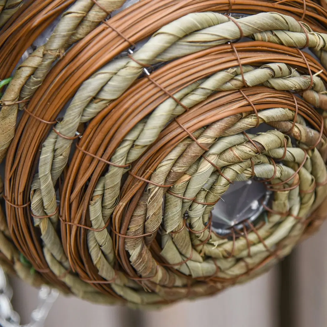 Set de plante artificiale in ghivece Outsunny 844-360 (Brown/Green)