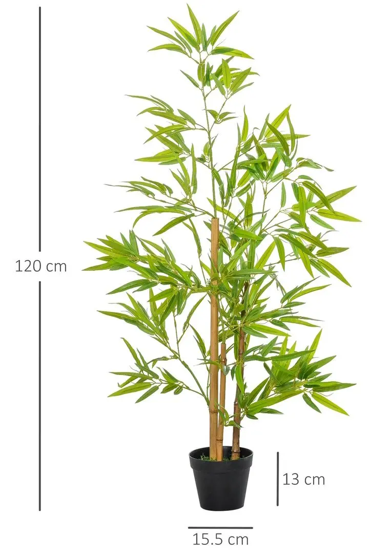 Искусственное дерево Outsunny Bamboo 844-338 120cm (Green)