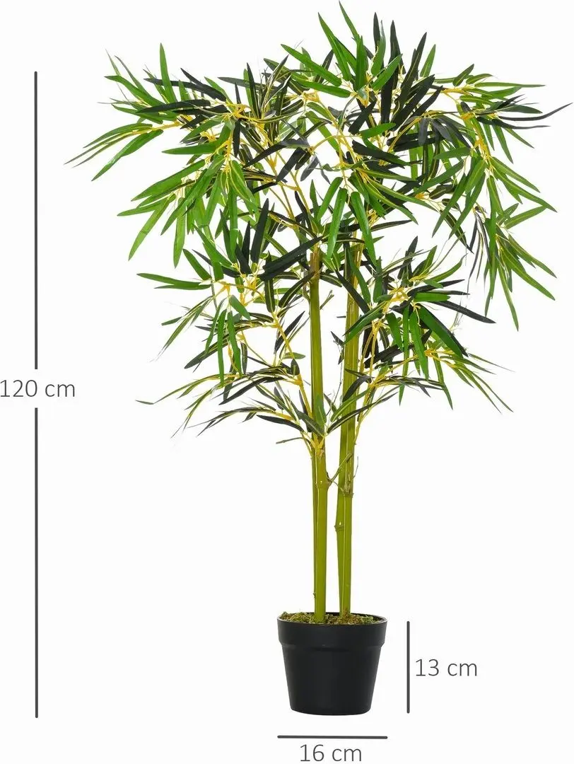 Copac artificial Outsunny Bamboo 844-356 (Green)