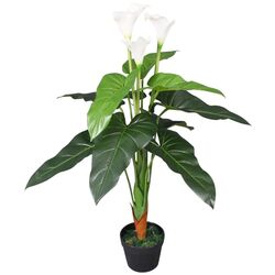 Planta artificiala VidaXL 244445 (Green/White)