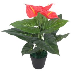 Planta artificiala VidaXL 244446 (Green/Red)