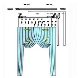 Cornisa pentru draperii Scom Sistem 10 2.05х1.7m Thumb