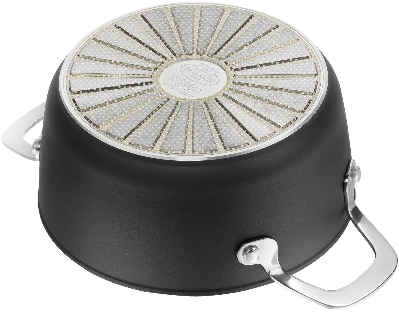 Cratita cu capac Ballarini Alba 75002-485 (Black)