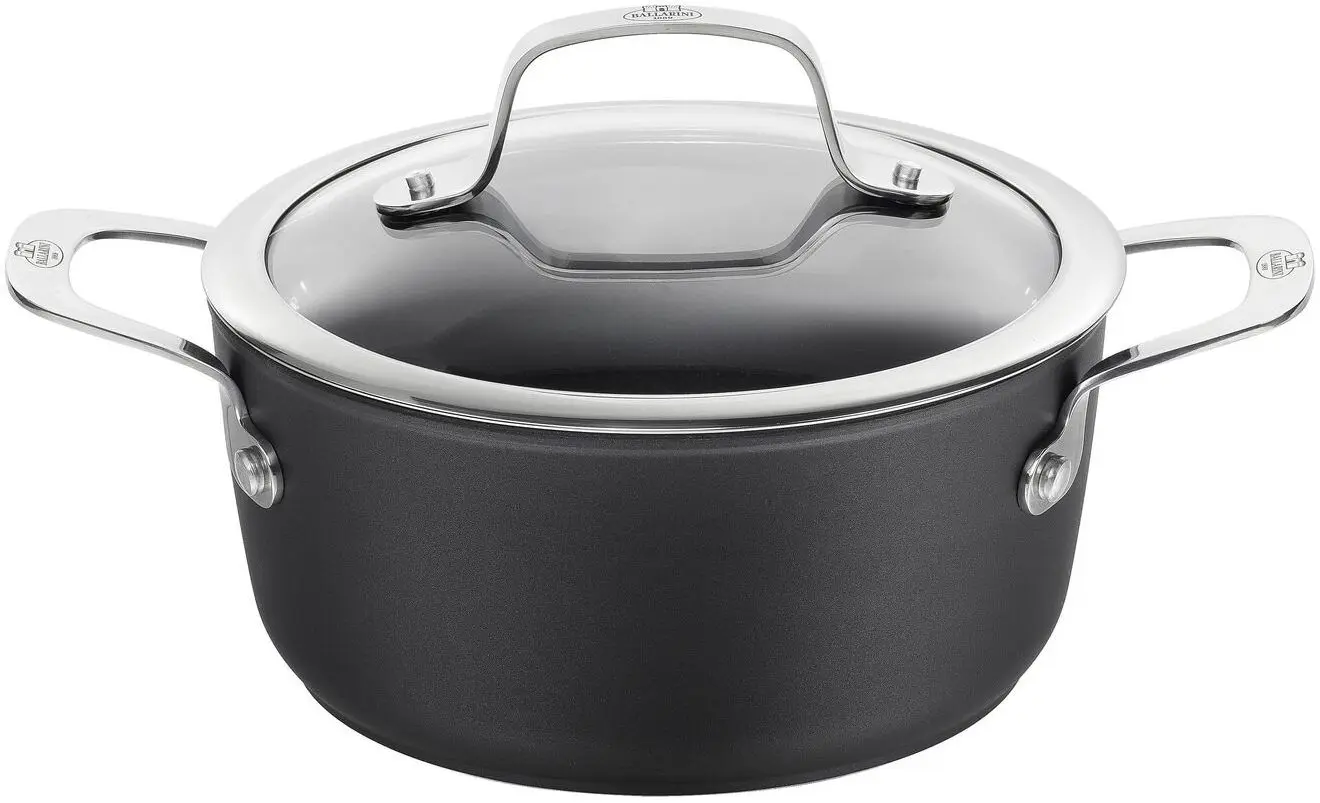 Cratita cu capac Ballarini Alba 75002-485 (Black)