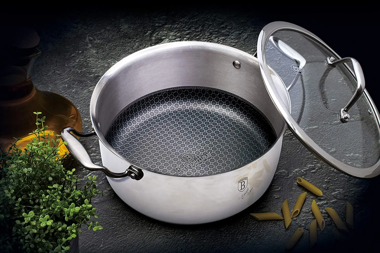 Cratita cu capac Berlinger Haus Eternal BH 7444 (Inox) - 2