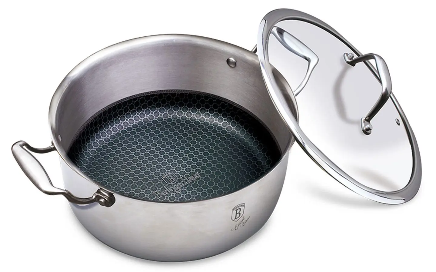 Cratita cu capac Berlinger Haus Eternal BH 7444 (Inox)