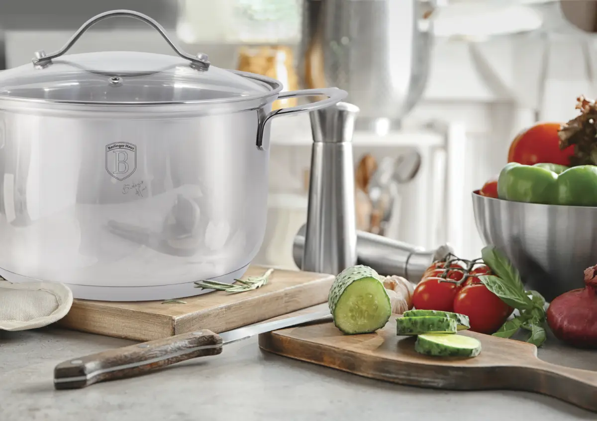Cratita cu capac Berlinger Haus Jewellery BH 6284 (Inox) - 4