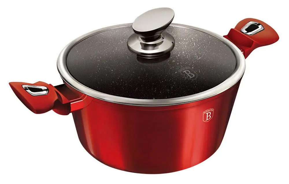 Кастрюля с крышкой Berlinger Haus Metallic BH 1258 (Burgundy)