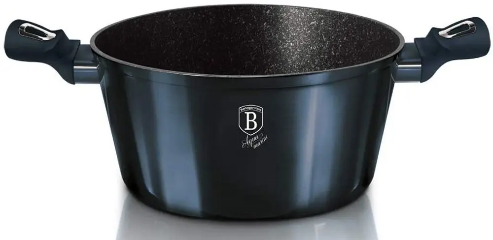 Cratita cu capac Berlinger Haus Black Metallic BH 1878 (Aquamarine) - 4