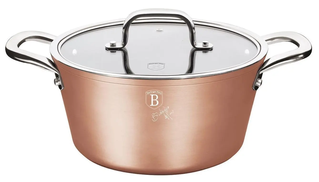Кастрюля с крышкой Berlinger Haus Titan BH 1688 (Bronze)