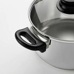 Oală cu capac Ikea Annons sticla 2.8L (Inox) Thumb