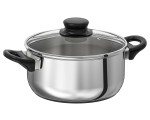 Oală cu capac Ikea Annons sticla 2.8L (Inox)