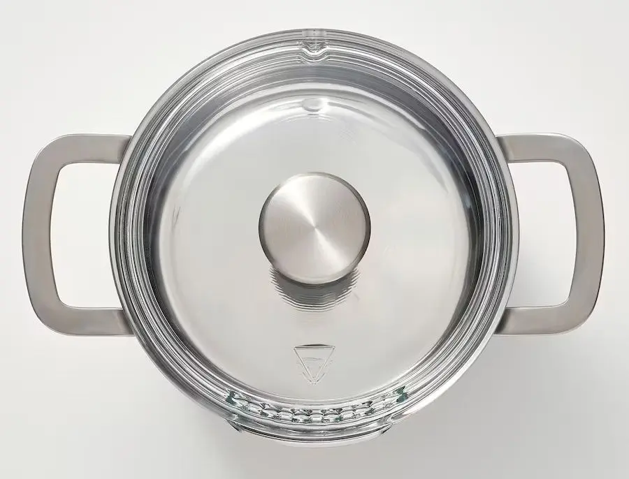 Cratita cu capac Ikea Hemkomst 3.0L (Inox)