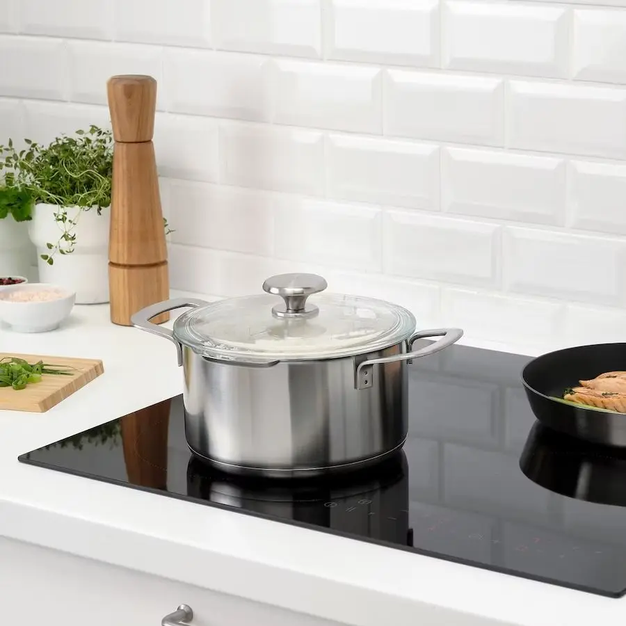 Cratita cu capac Ikea Hemkomst 3.0L (Inox)