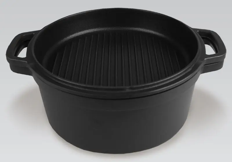 Кастрюля с гриль-крышкой Maestro Mr-4132 (Inox) - 3