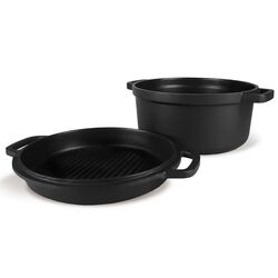 Кастрюля с гриль-крышкой Maestro Mr-4132 (Inox)