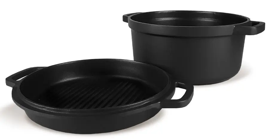 Кастрюля с гриль-крышкой Maestro Mr-4132 (Inox)