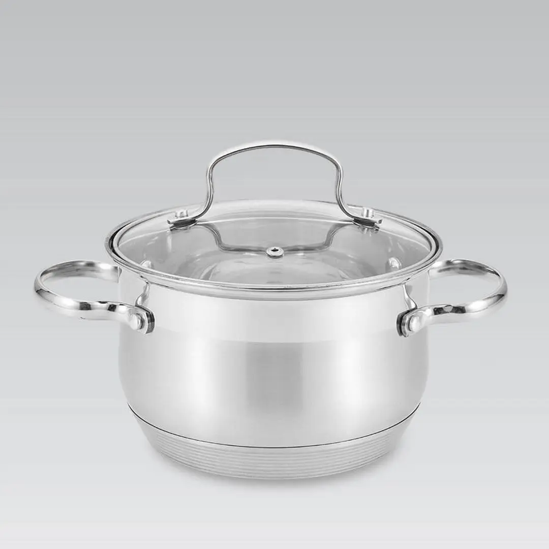 Cratita cu capac Maestro MR-3512-20 (Inox) - 2