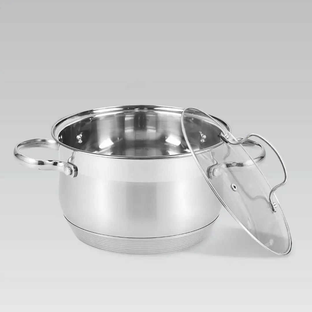 Cratita cu capac Maestro MR-3512-20 (Inox) - 3