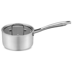 Ковш с крышкой Maestro Mr-3504-16S (Inox)