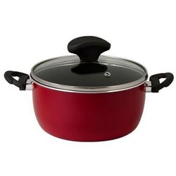 Кастрюля с крышкой Ravelli N10 37819 3.5L (Red/Black)
