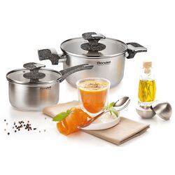 Кастрюля c крышкой Rondell Marmara RDS-999 (Inox) Thumb