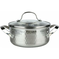 Cratita cu capac Rondell RainDrops RDS-828 (Inox)