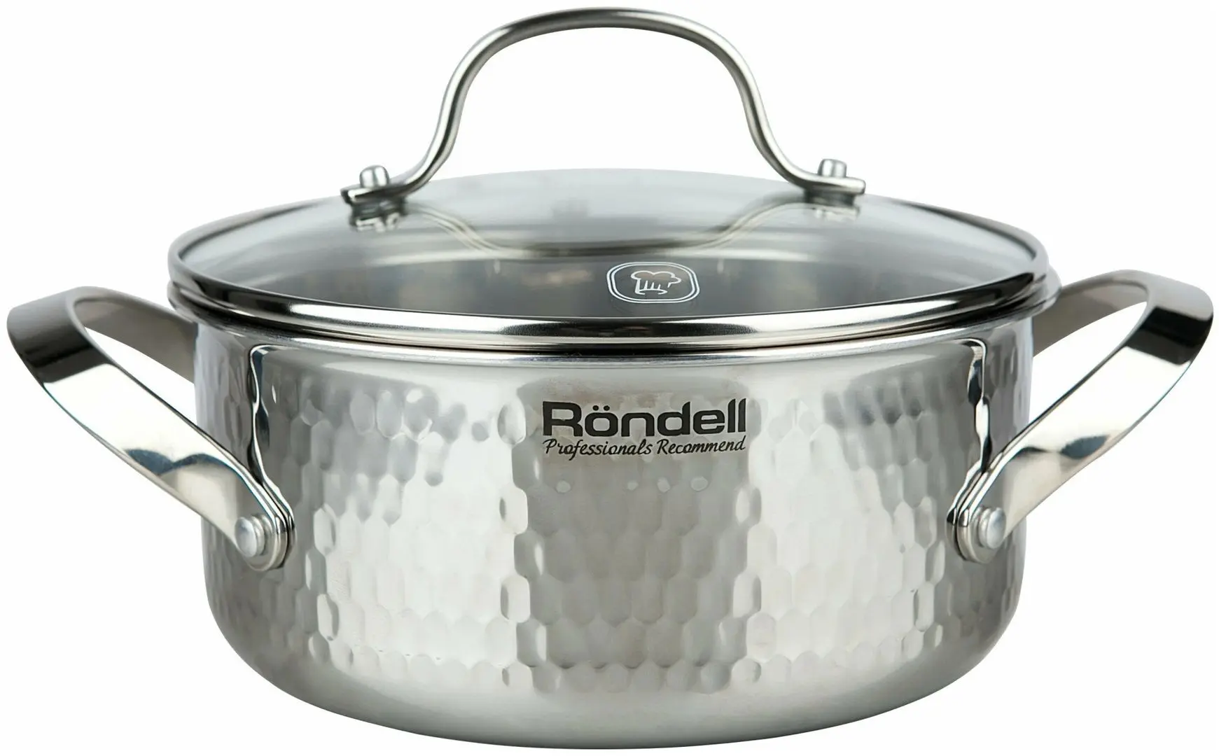 Кастрюля с крышкой Rondell RainDrops RDS-828 (Inox)