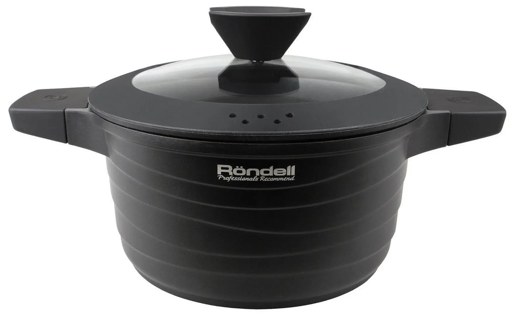 Кастрюля с крышкой Rondell Walzer RDA-765 (Black)