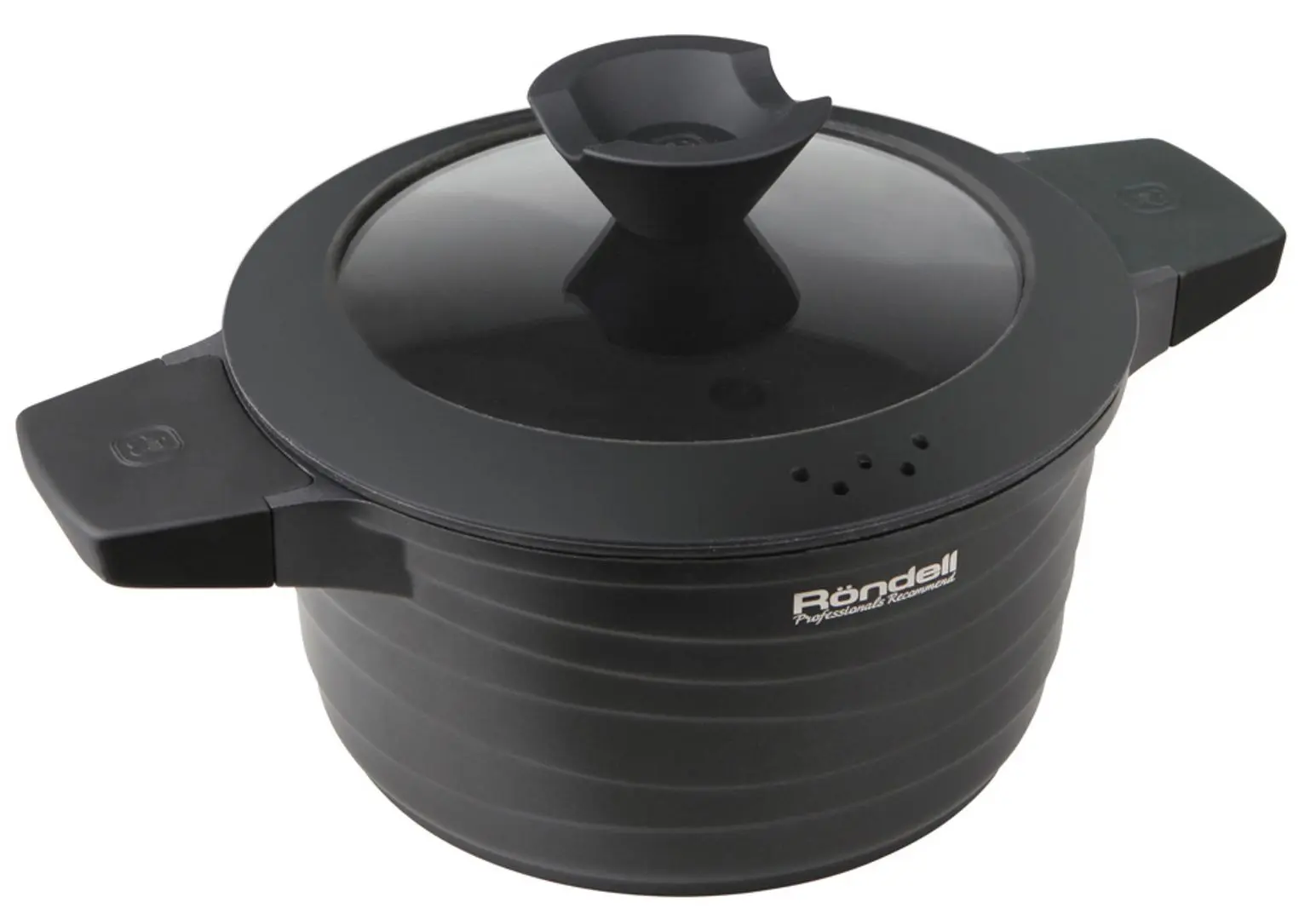 Кастрюля с крышкой Rondell Walzer RDA-766 (Black) - 2