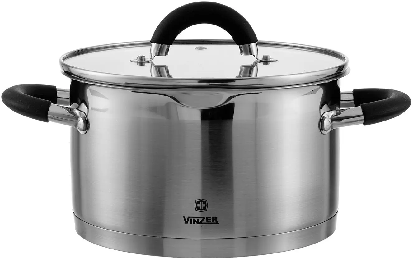 Cratita cu capac Vinzer Progresso VZ-89055 5.9L (Inox)