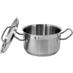 Кастрюля с крышкой Yato YG-00021 (Inox) Thumb