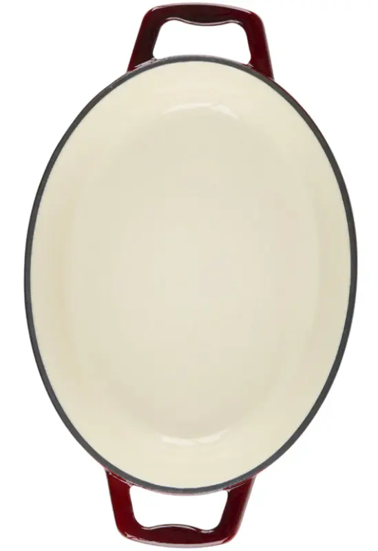 Oala cu capac Alpina Cast Iron (Burgundy) - 4