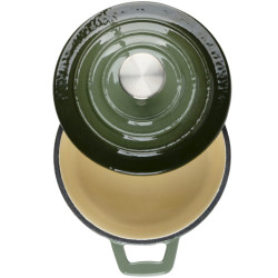 Oala cu capac Alpina Cast Iron (Green) Thumb