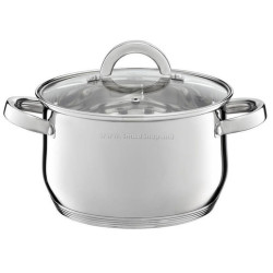 Oala cu capac Ambition Berry 2.5l (Silver)