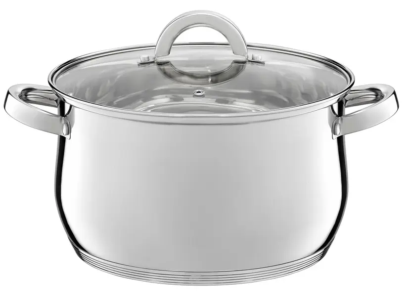Oala cu capac Ambition Berry 8.5l (Silver)