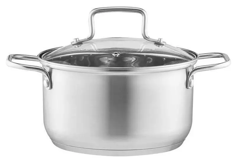 Oala cu capac Ambition Hugo 3.5l (Silver)