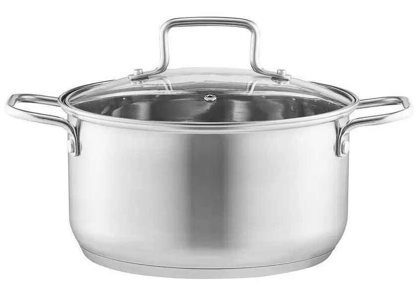 Oala cu capac Ambition Hugo 3l (Silver)