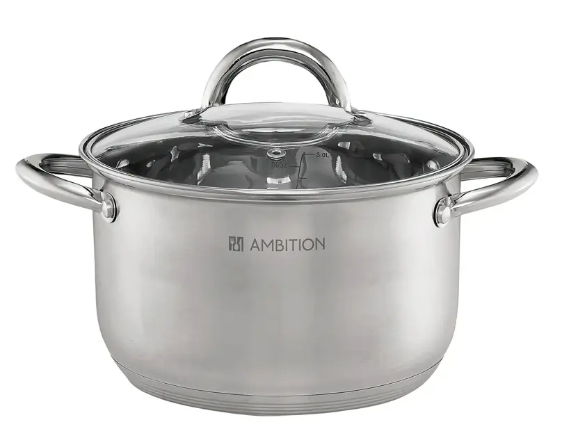 Oala cu capac Ambition Solar (Silver)