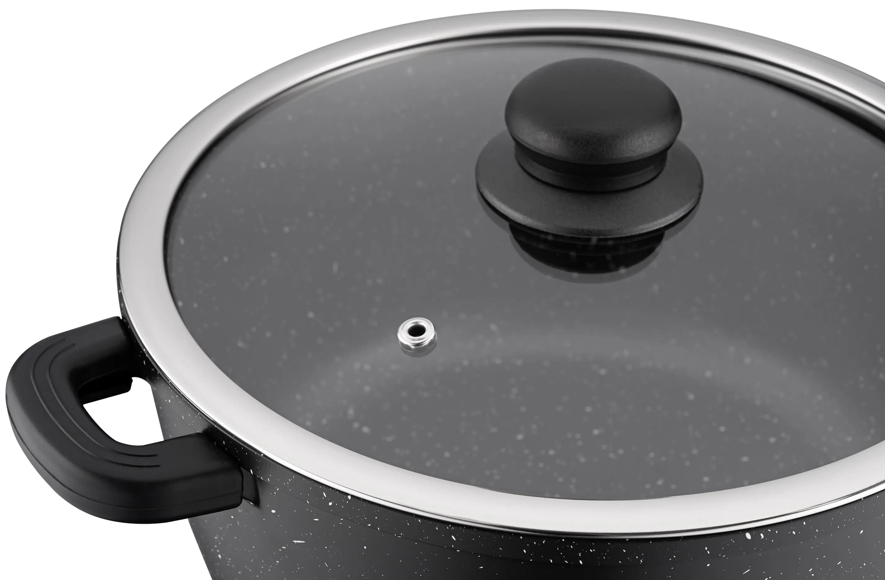 Cratita cu capac Ardesto Anzio AR2426GE (Black)