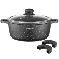Oala cu capac Ardesto Gemini Anzio AR2430GE (Black) Thumb