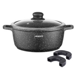 Кастрюля с крышкой Ardesto Gemini Anzio AR2454GE (Black) Thumb