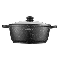 Кастрюля с крышкой Ardesto Gemini Anzio AR2454GE (Black) Thumb