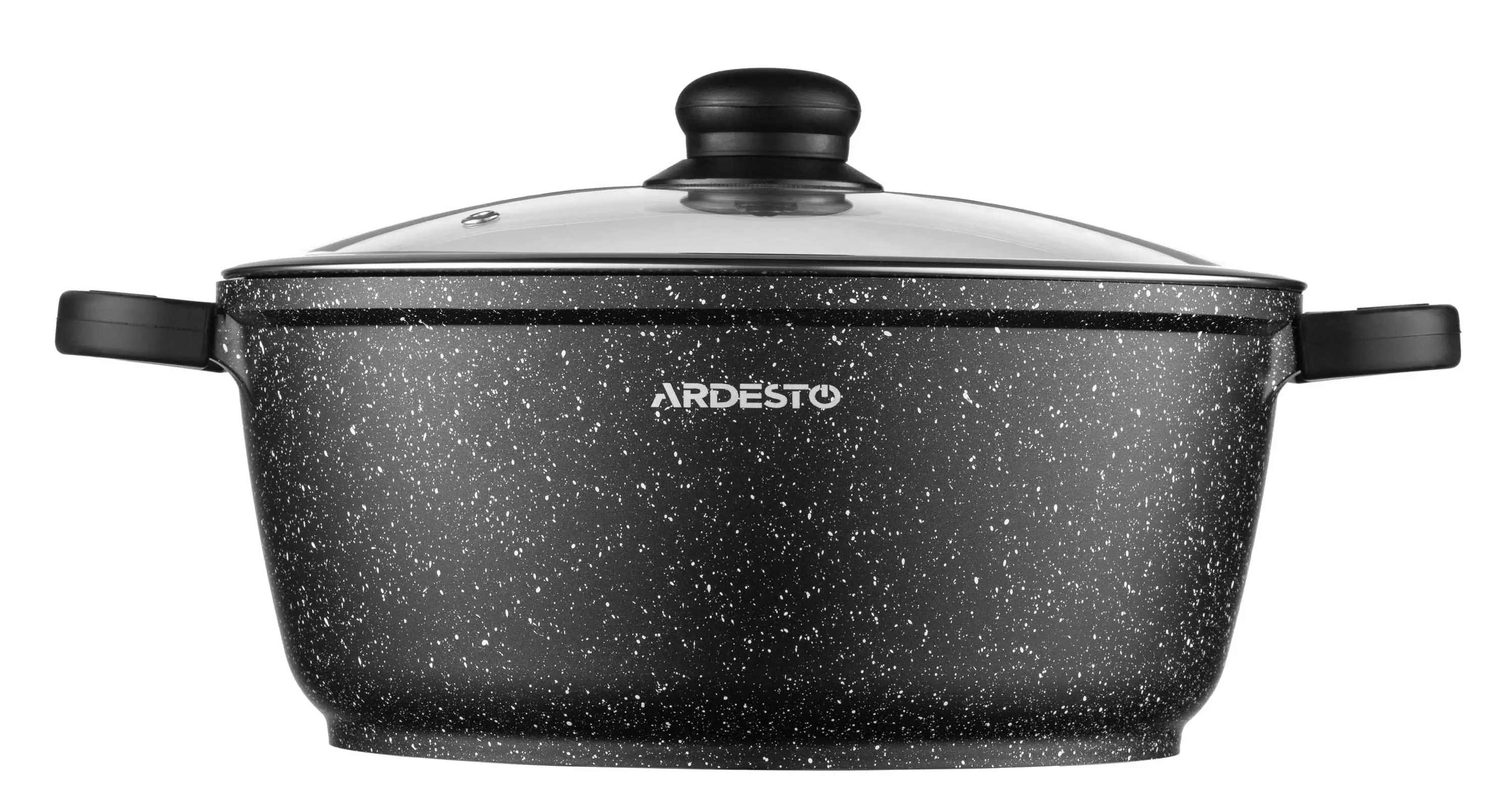 Кастрюля с крышкой Ardesto Gemini Anzio AR2454GE (Black) - 4